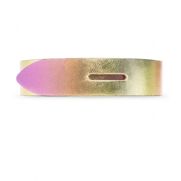 NWT Isabel Marant PINK ‘Lecce’ metallic belt